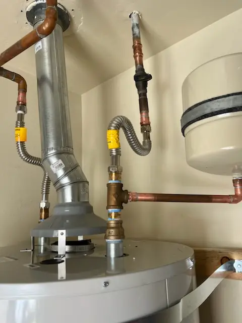 Water heater installation and plumbing repair in Woodlake